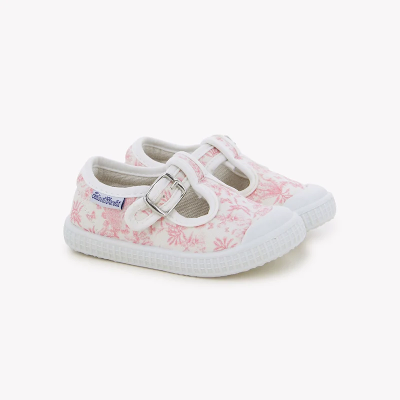 T&C 14 BABIES - PRINT TOILE - JOUY ROSE