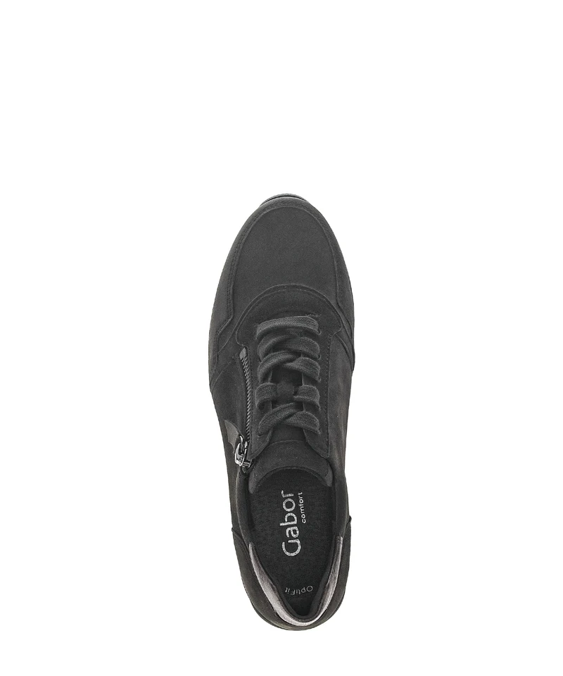 Baskets noires en velours