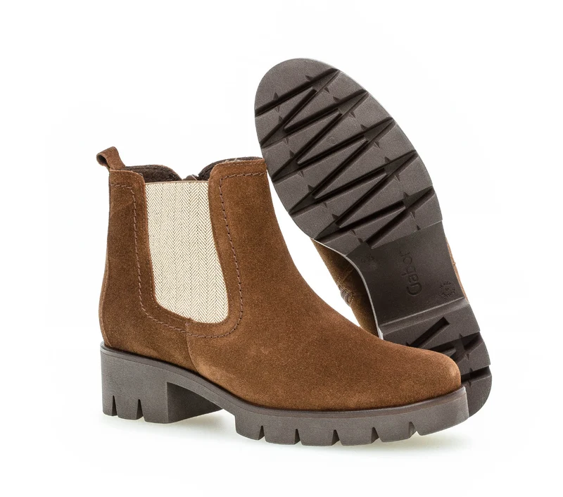 Chelsea Boots marron en suède