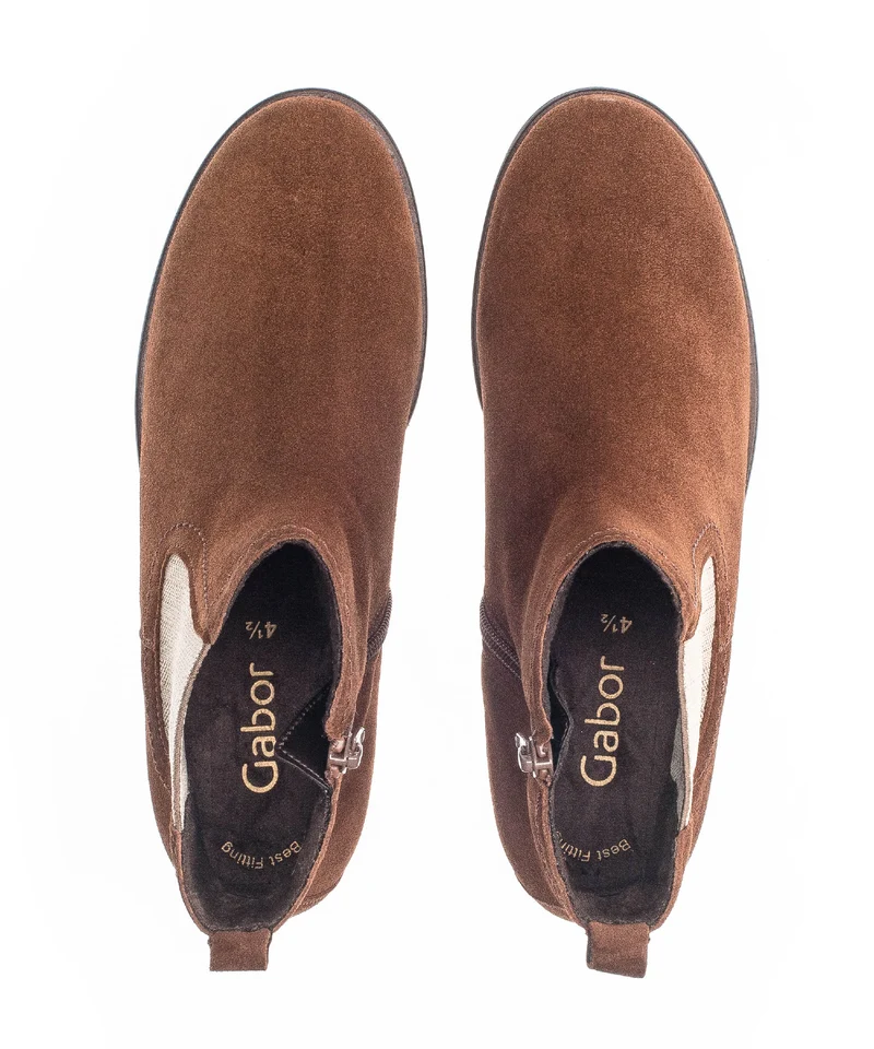 Chelsea Boots marron en suède