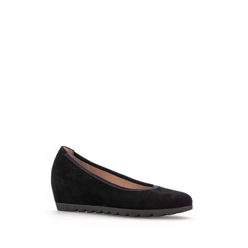 Ballerines noires en velours