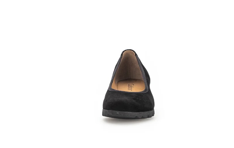 Ballerines noires en velours
