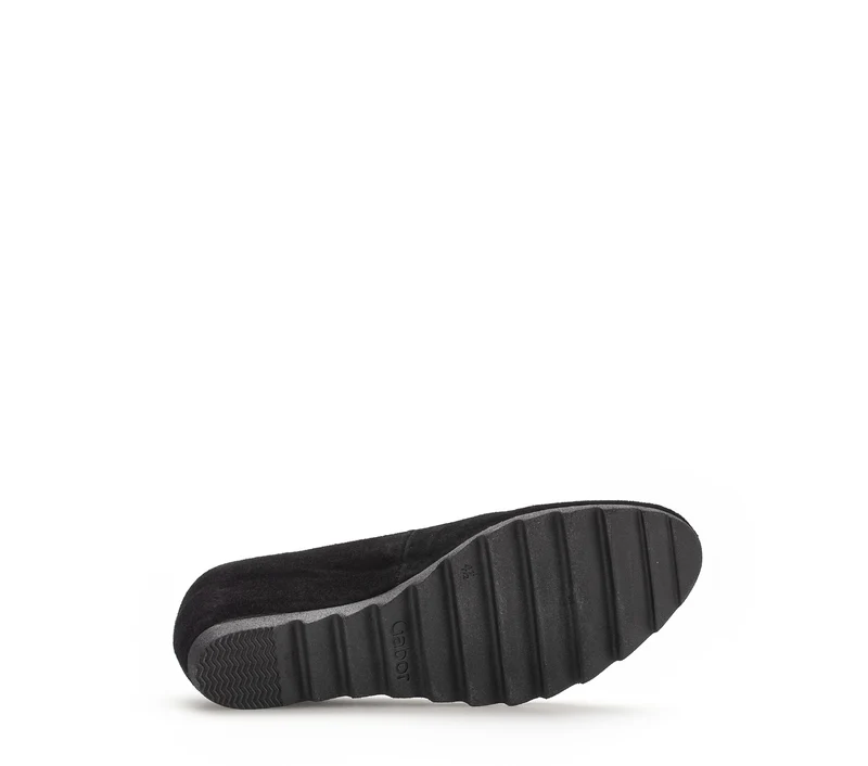 Ballerines noires en velours