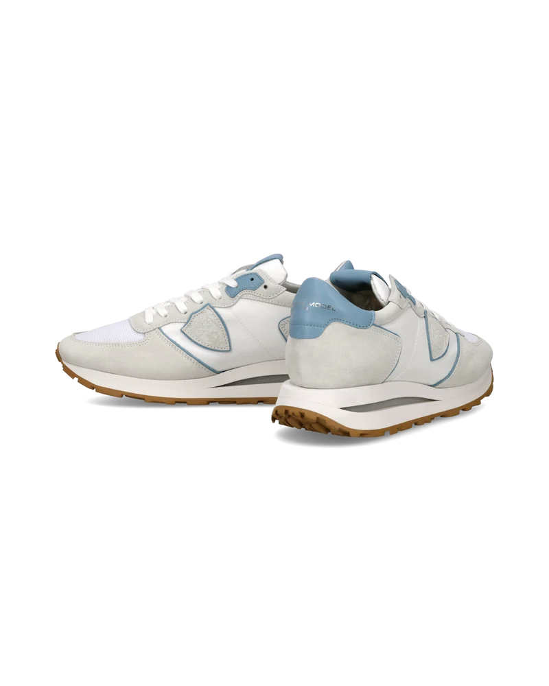 Sneakers Tropez Haute Men, White Avio Grey