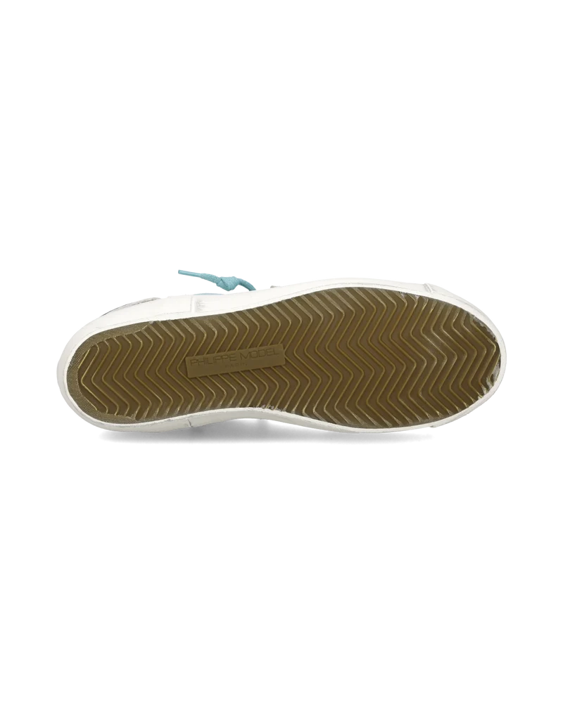 Sneakers Prsx Women, White Fuchsia Light Blue
