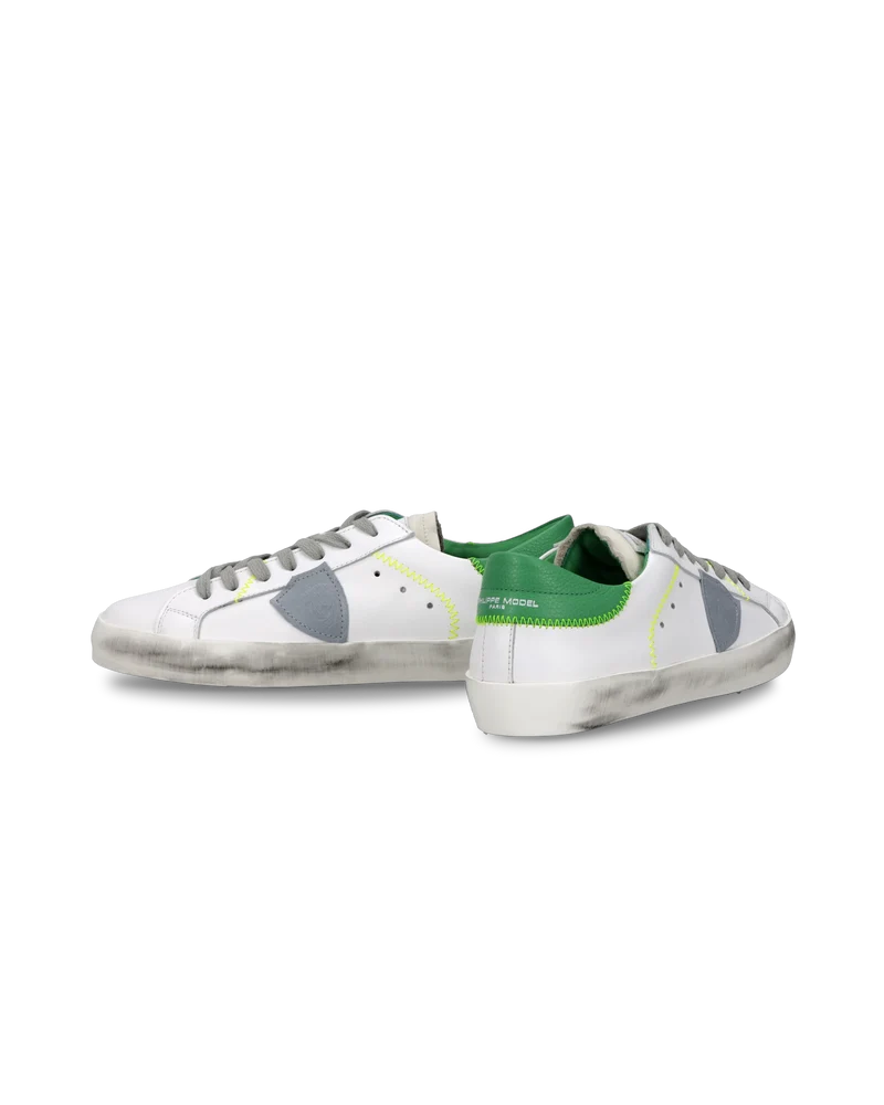 Sneaker Prsx Junior, White Green