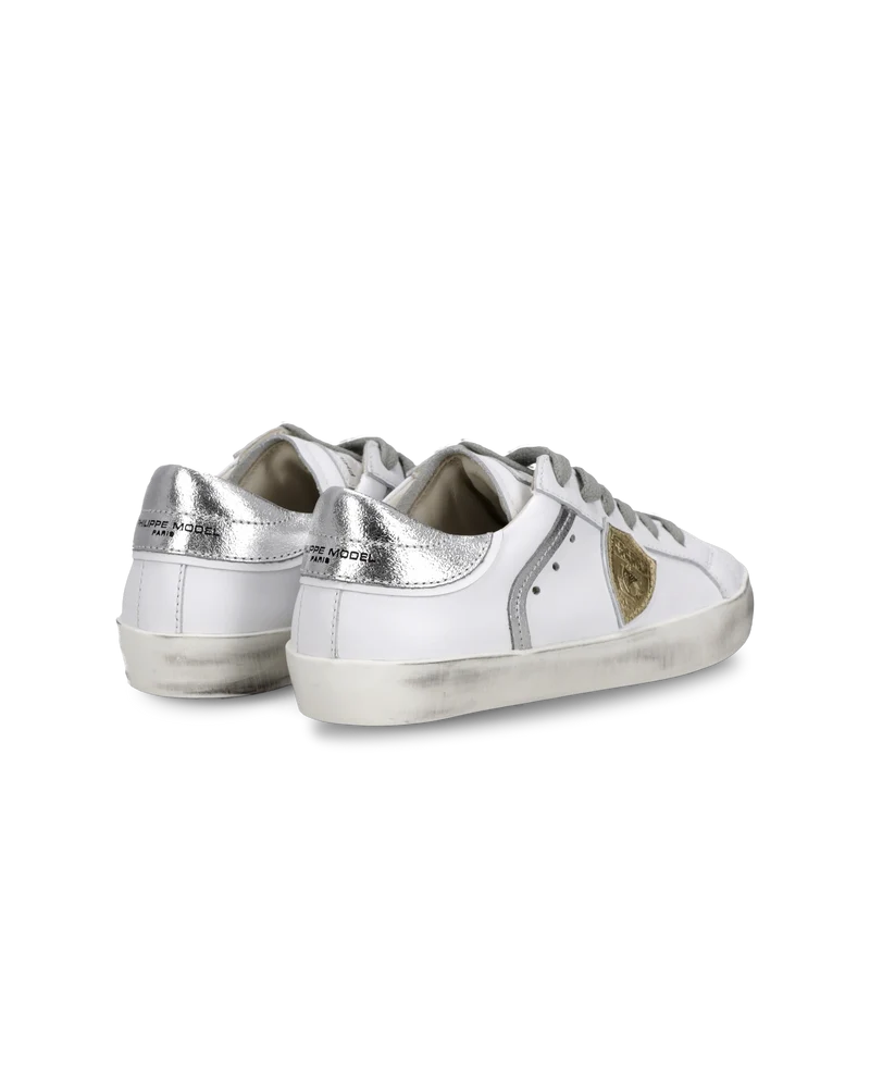 Sneaker Prsx Kids, White Silver