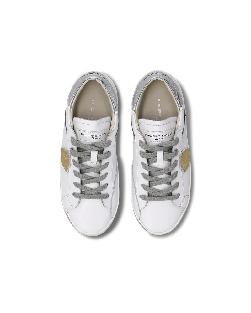 Sneaker Prsx Kids, White Silver