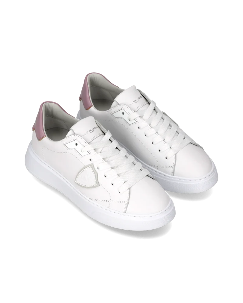 Sneakers Temple Women, White Mauve