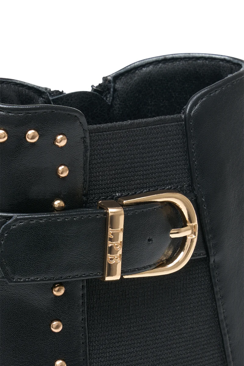 BOTTINES PAKITA NOIR PU