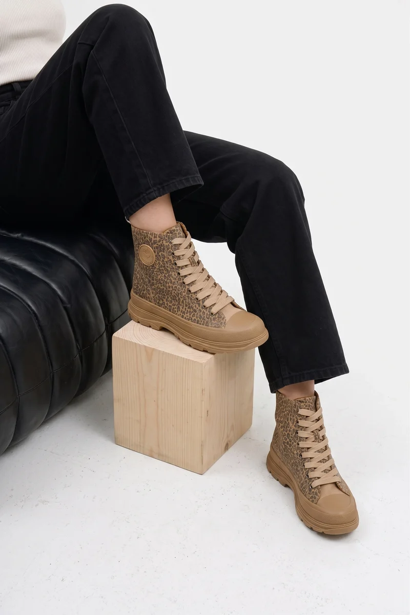 BASKETS ELENA CAMEL LEO