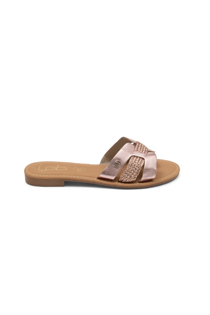 MULES NAHED ROSE METAL