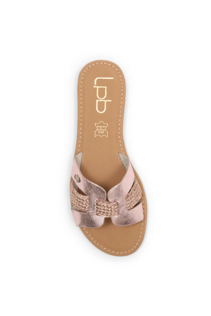 MULES NAHED ROSE METAL