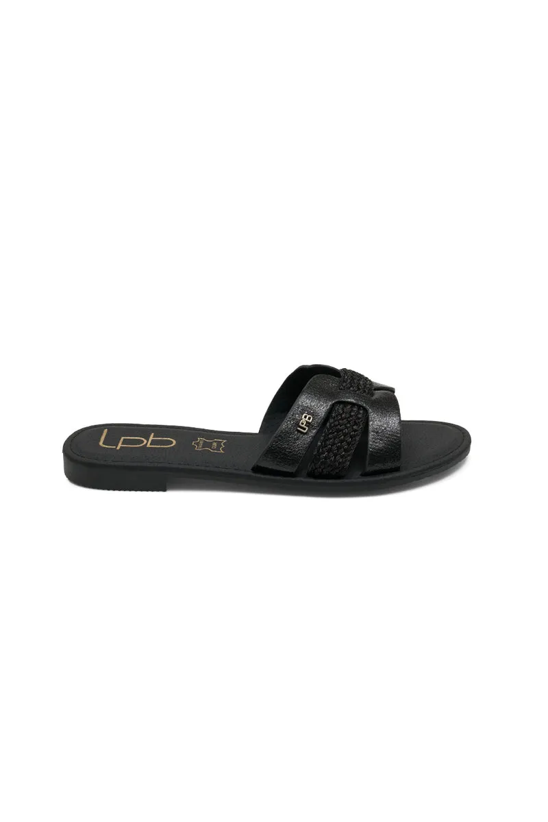 MULES NAHED NOIR METAL
