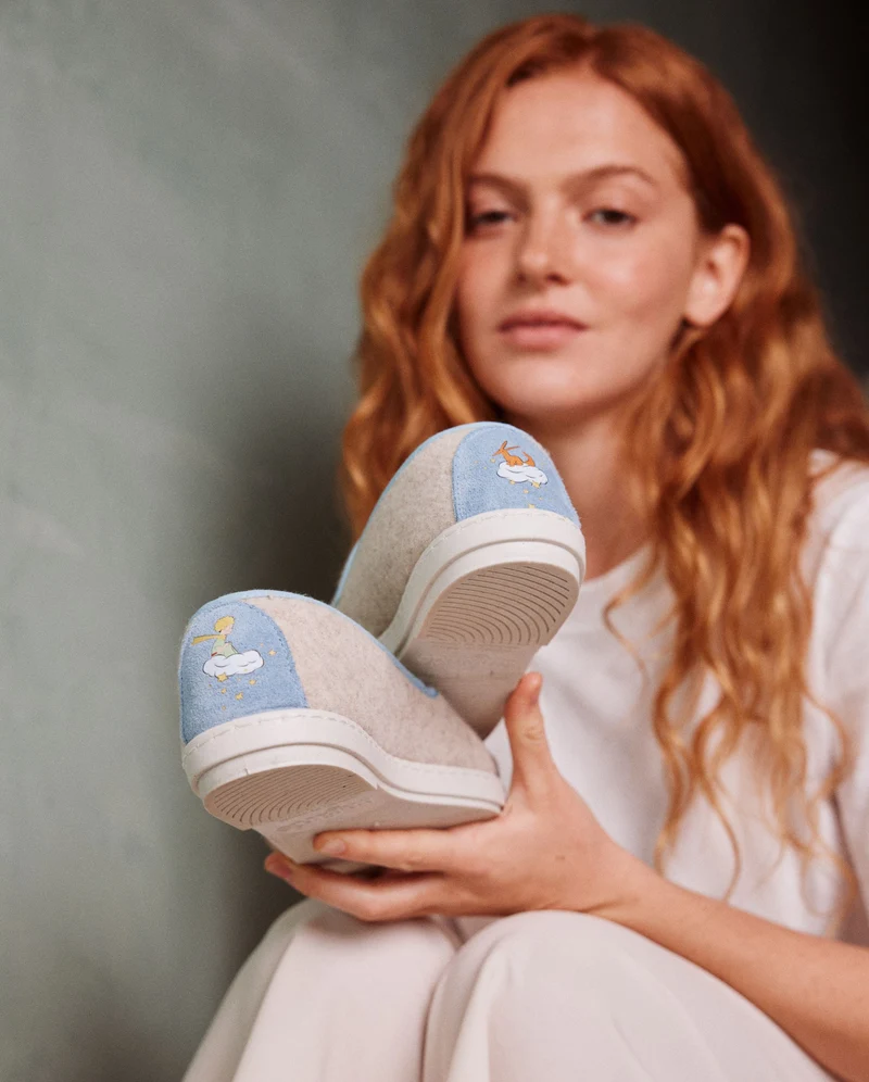 Chausson femme Bruson, collab' x le petit prince