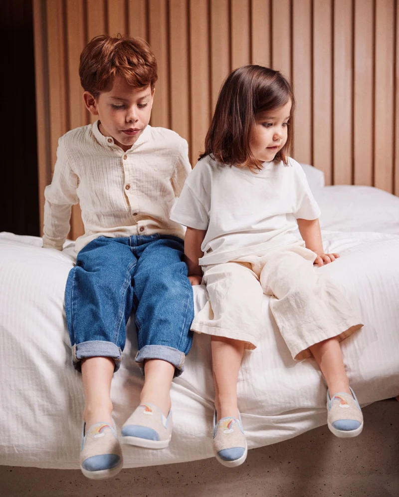 Chausson enfant Bruson, collab' x le petit prince laine