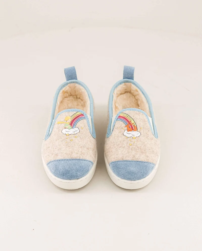 Chausson enfant Bruson, collab' x le petit prince laine