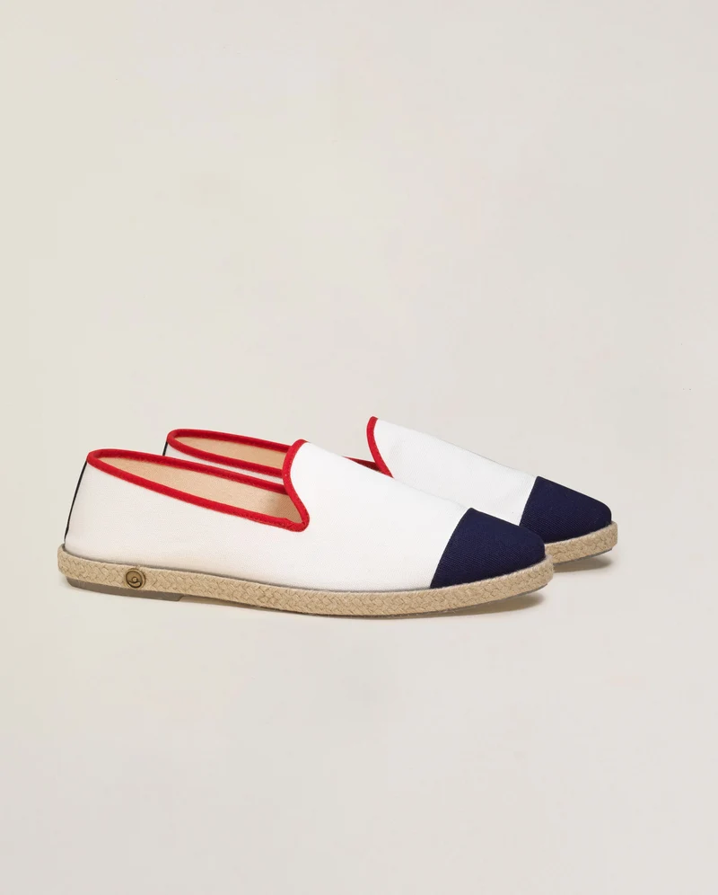 Espadrille homme Cenitz, coton tricolore flag
