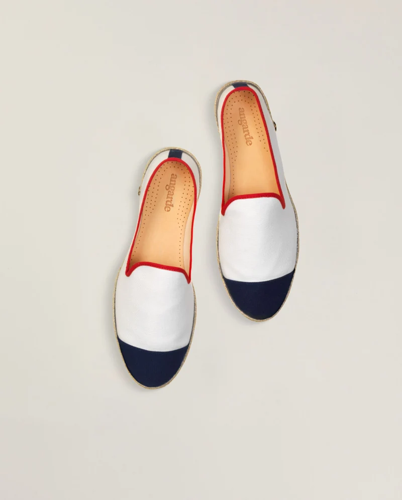 Espadrille homme Cenitz, coton tricolore flag