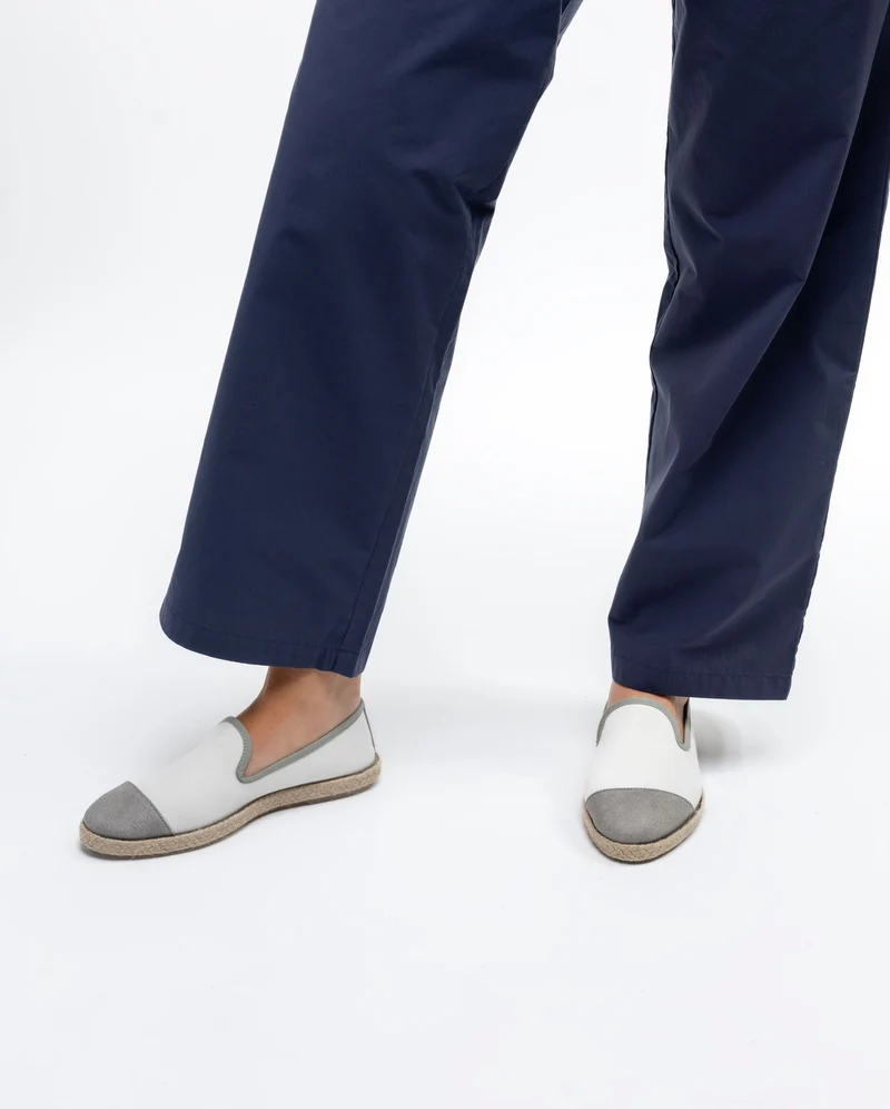 Espadrille homme Cenitz, coton flag bicolore
