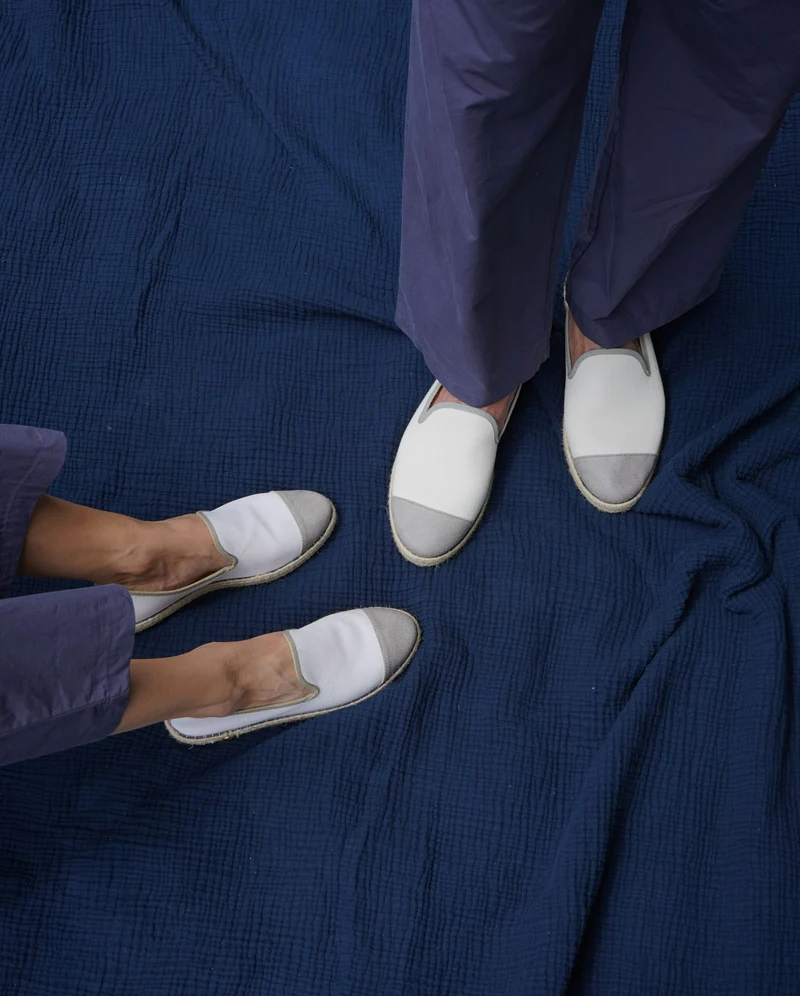 Espadrille homme Cenitz, coton flag bicolore