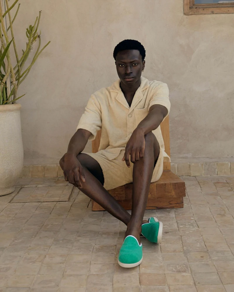 Mule homme Socoa, menthe