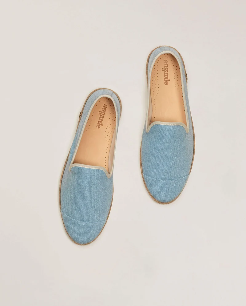 Espadrille homme Cenitz, denim bleu délavé