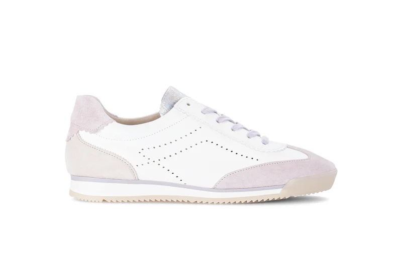 Baskets combinaison en cuir