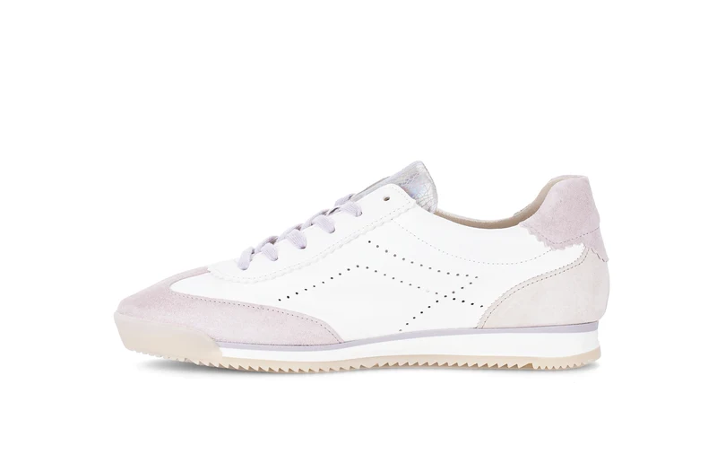 Baskets combinaison en cuir