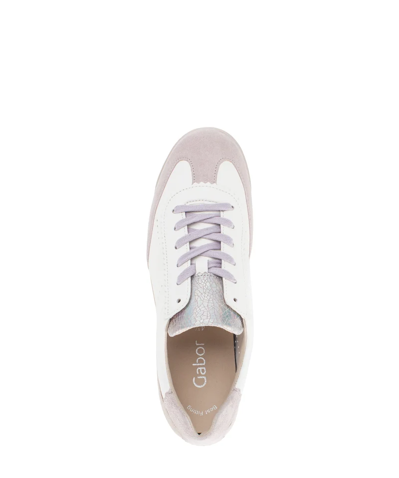 Baskets combinaison en cuir