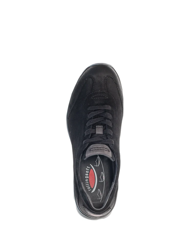 Baskets noires en cuir