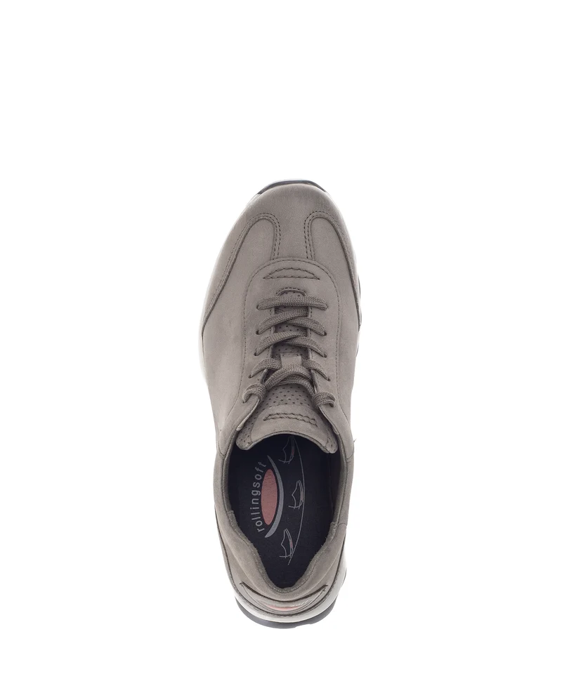 Baskets marron en cuir