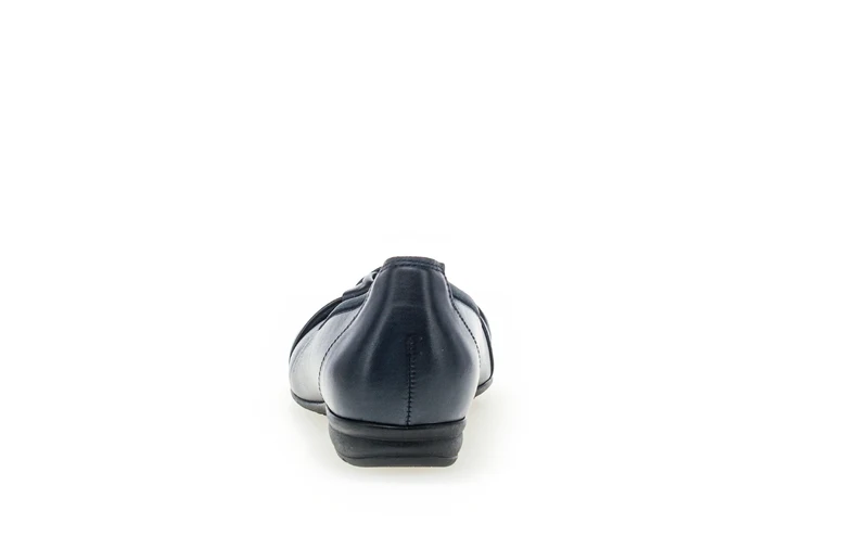 Ballerines bleues en cuir