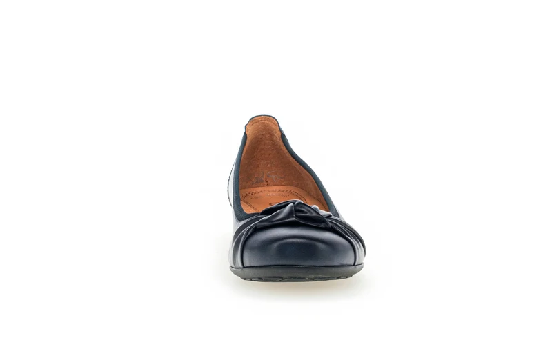 Ballerines bleues en cuir