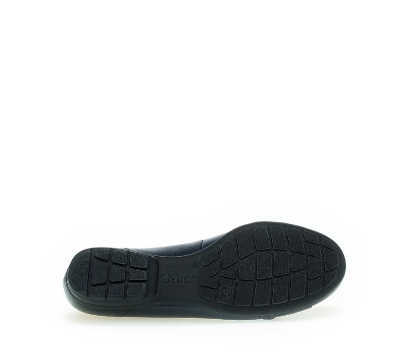 Ballerines bleues en cuir