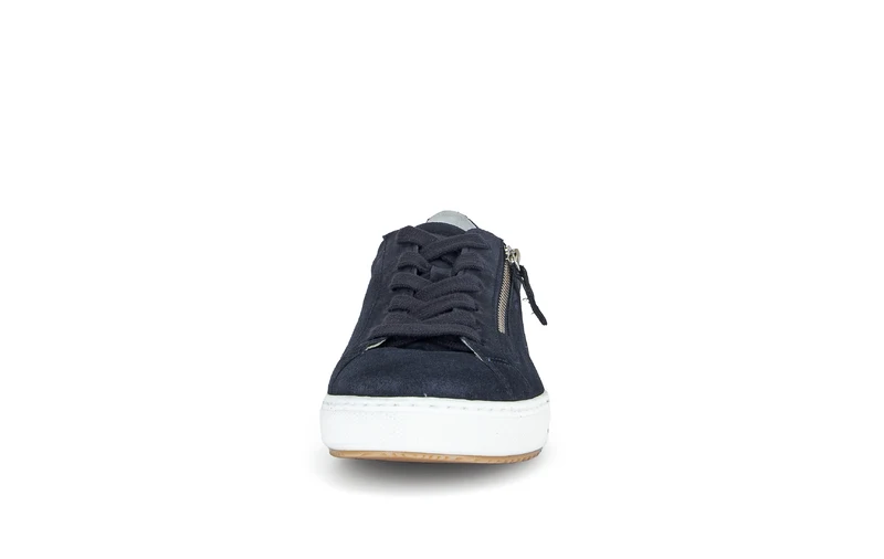 Baskets bleues en velours