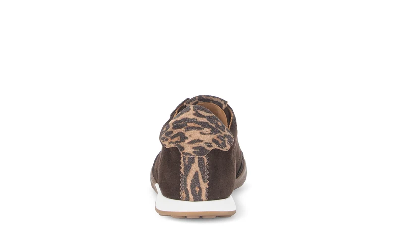 Baskets marron en velours