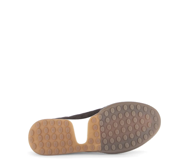 Baskets marron en velours