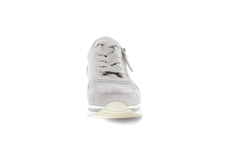 Baskets dorées en velours