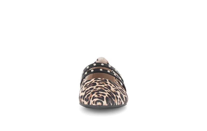 Ballerines beiges en velours
