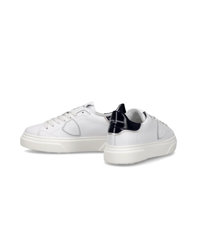 Sneaker Temple Junior, White Blue