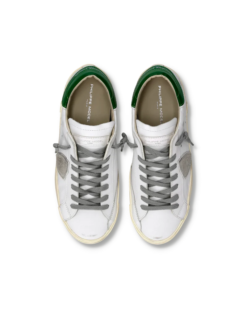 Sneakers Prsx Men, White Bottle Green
