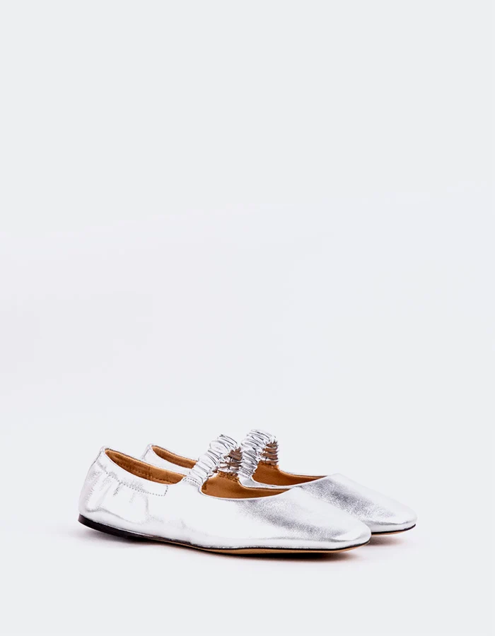 Miah Silver Leather