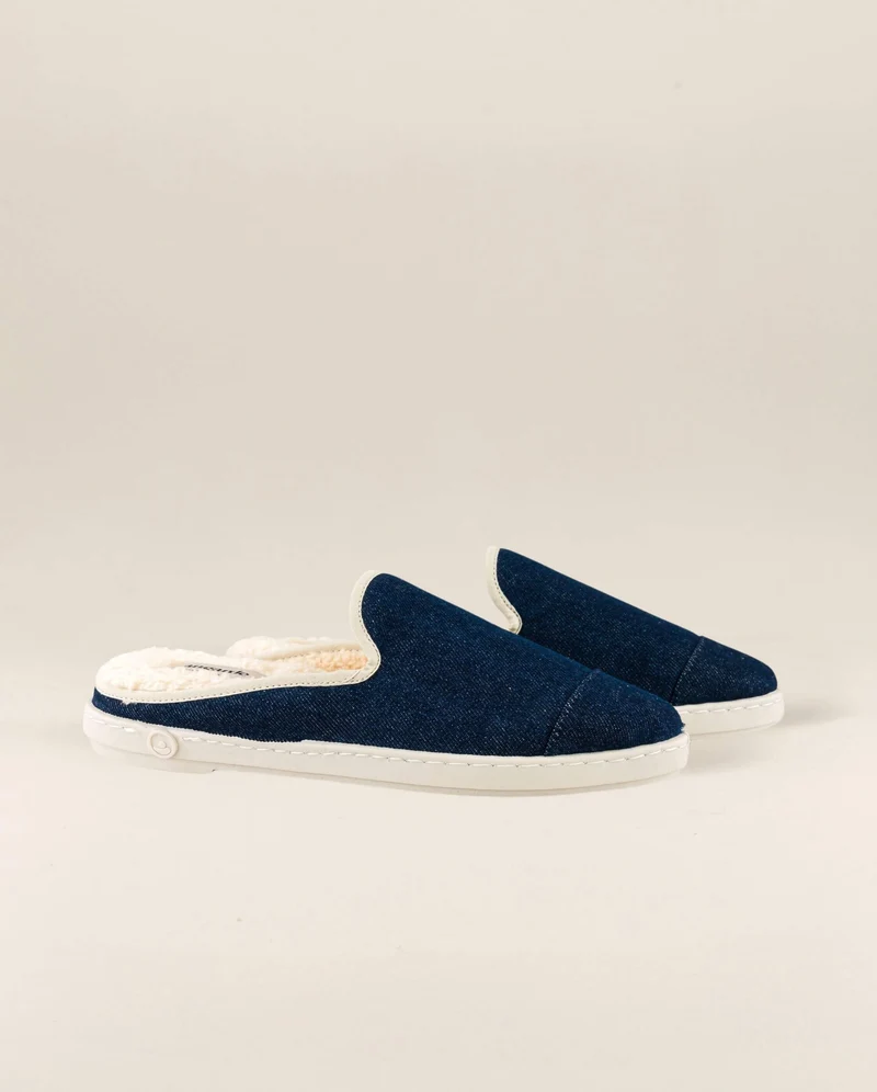 Mule homme Aime, denim brut