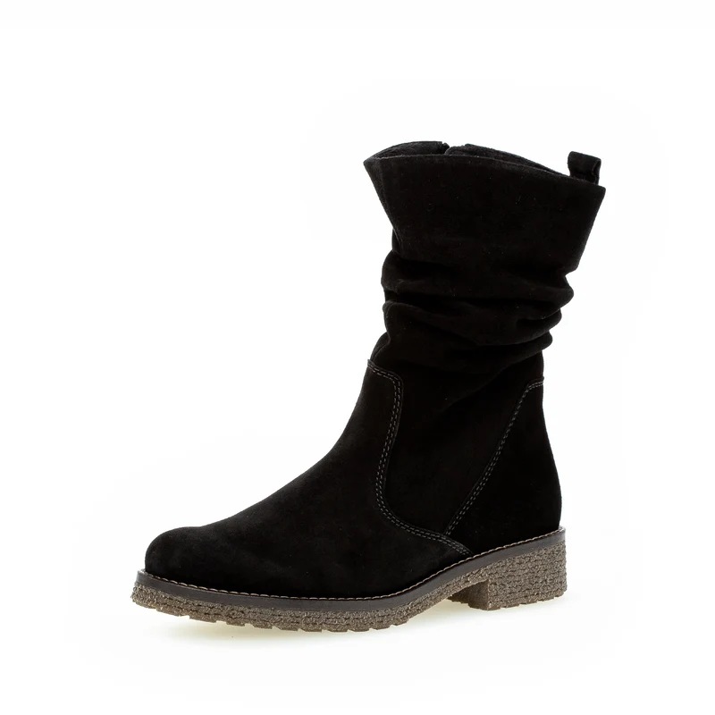 Bottines Mid noires en velours
