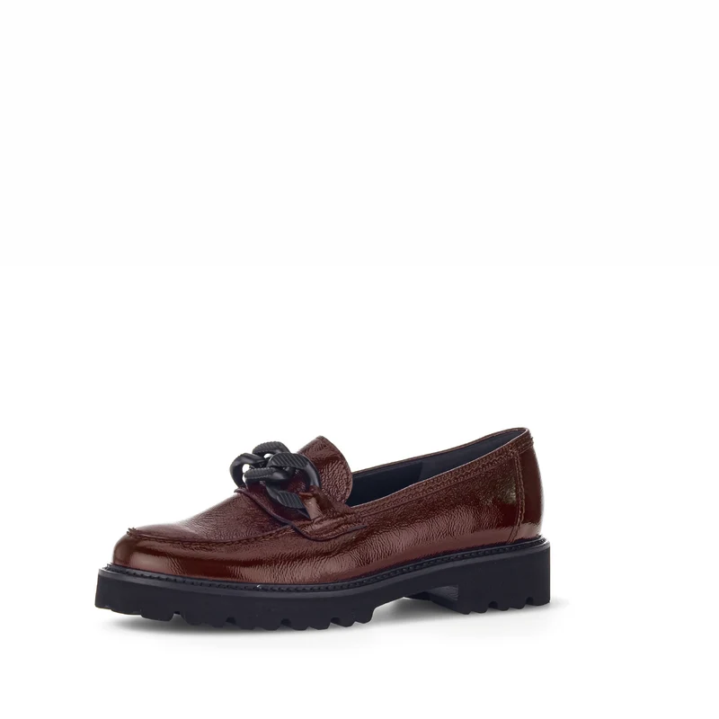 Mocassins bordeaux vernies