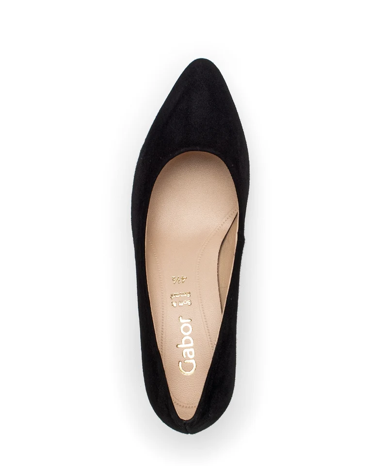 Escarpins noirs en velours