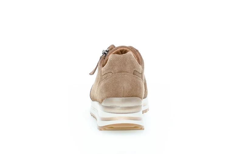 Sneakers cognac en suède