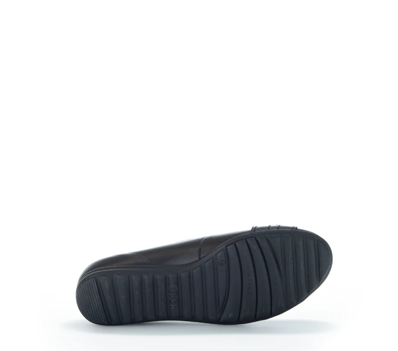 Ballerines noires en cuir
