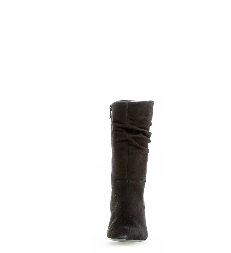 Bottes noires en suède